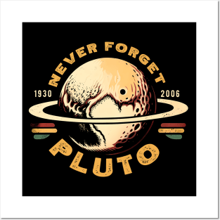 Celebrate Pluto's Journey 1930-2006 - Retro Planet T-Shirt Posters and Art